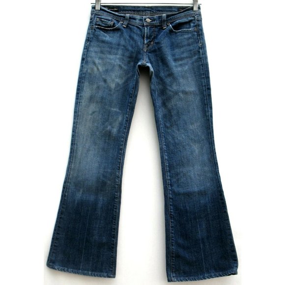 Citizens Of Humanity Ingrid #002 Low Waist Flare Stretch Waist 30" Sz 29 (tag) - Picture 2 of 9